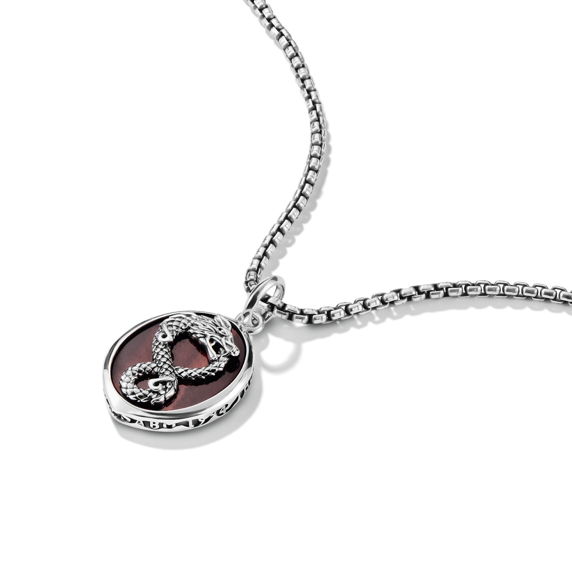 THOMAS SABO Red Tiger's Eye Dragon Pendant