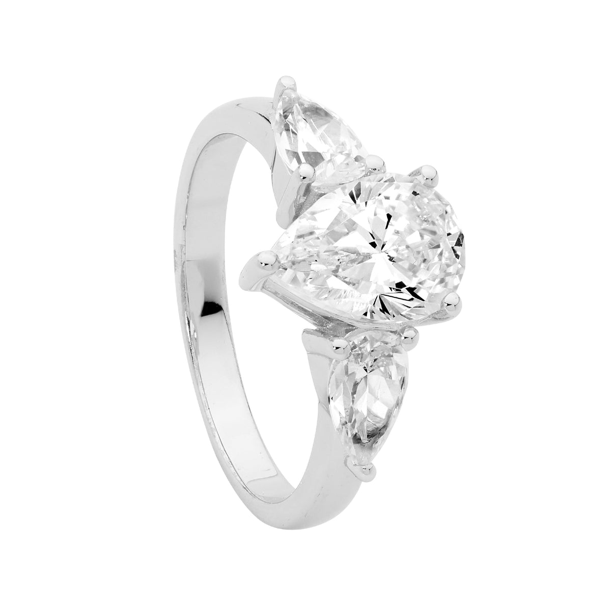 Sterling Silver Cubic Zirconia Ring
