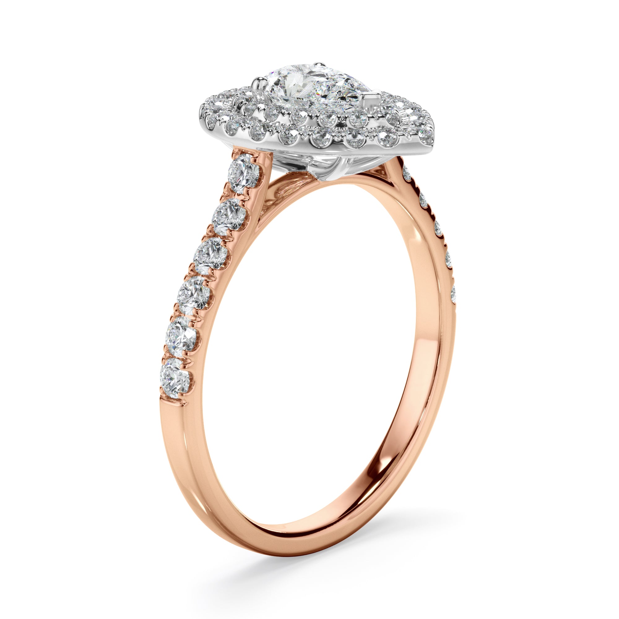 1ct Pear Cut Laboratory-Grown Diamond Ring