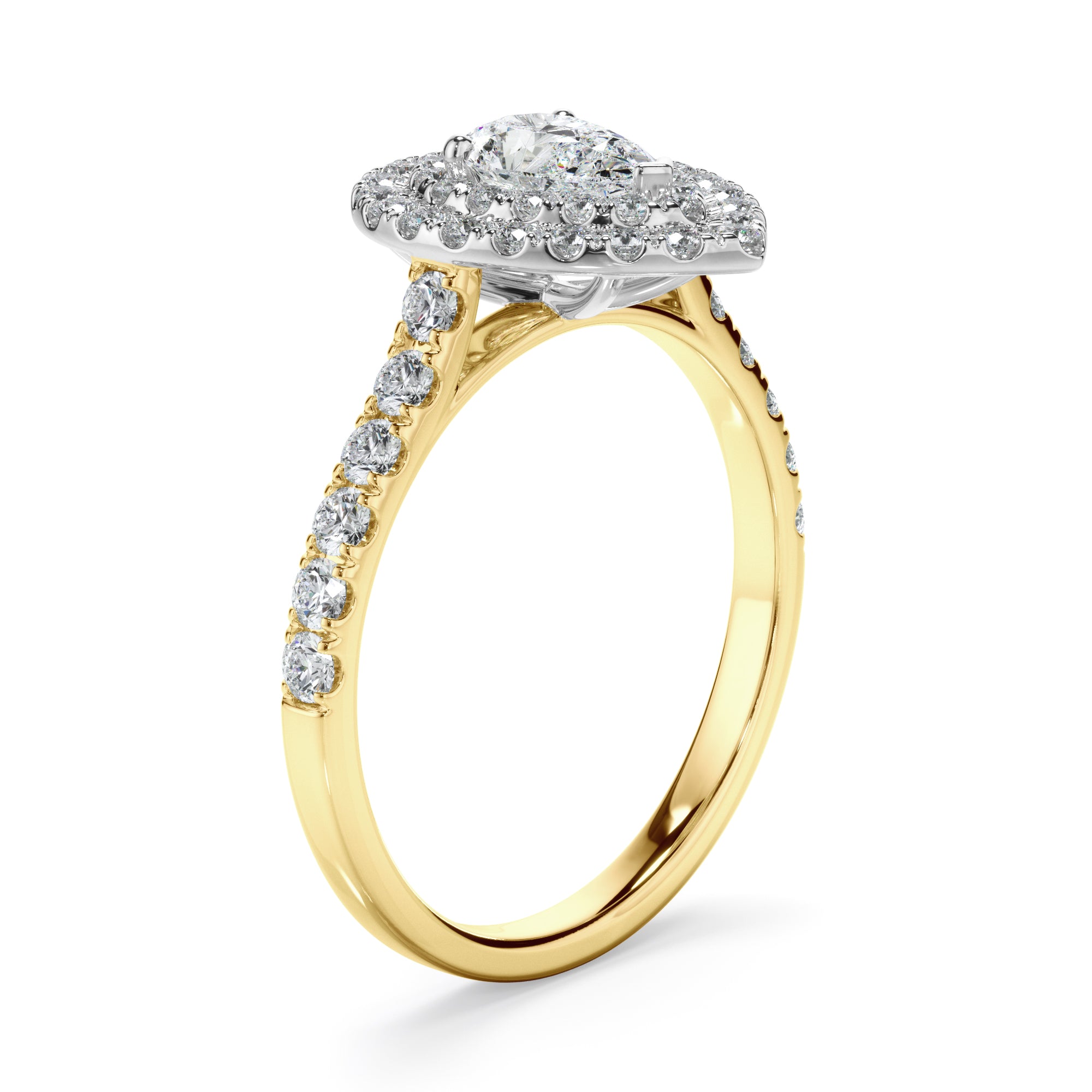 1ct Pear Cut Laboratory-Grown Diamond Ring