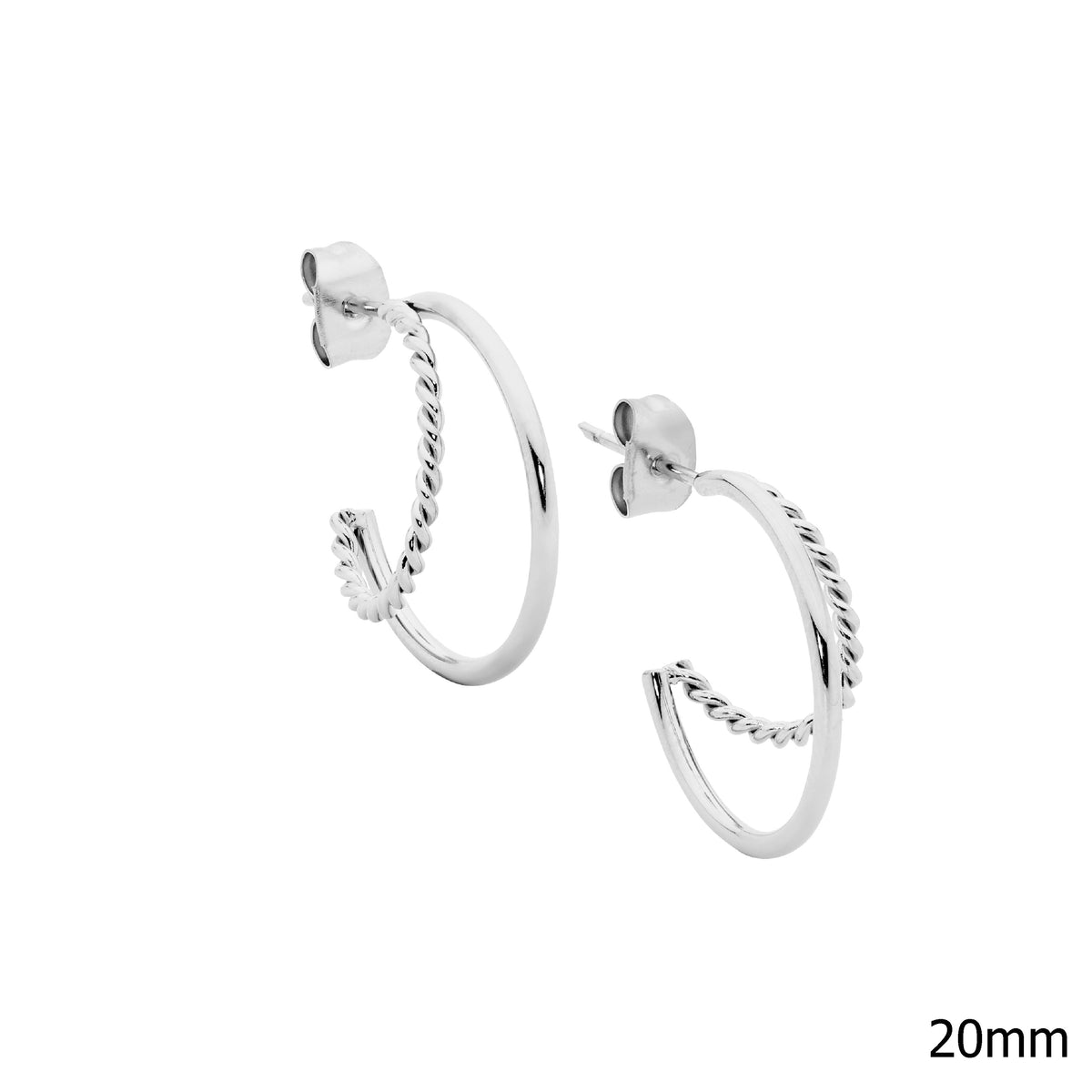 Stainless Steel Hoop Earrings