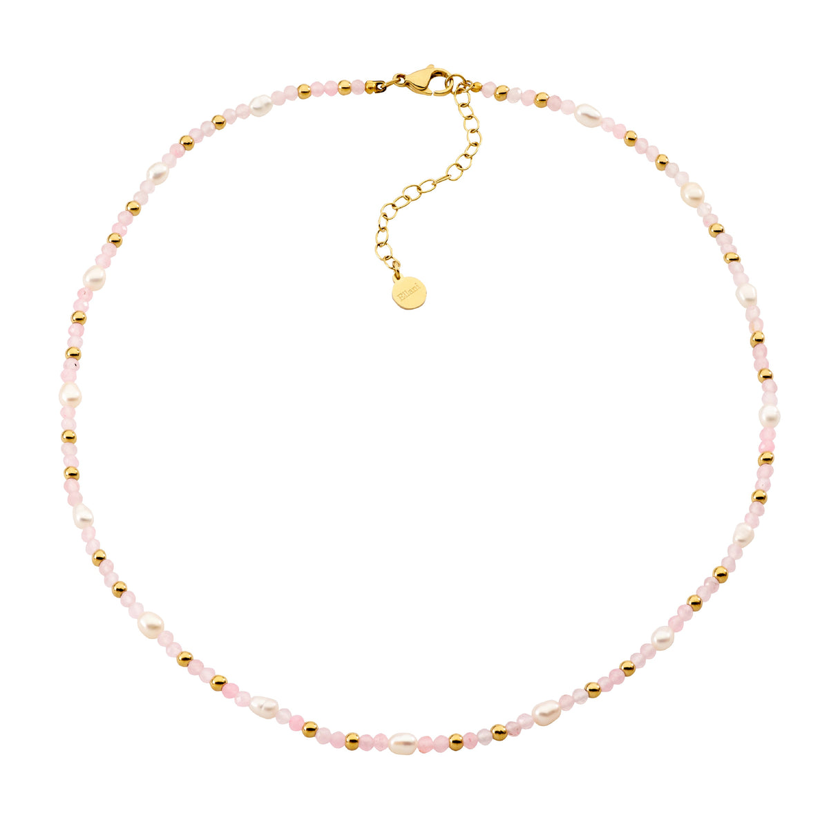 Gold Plated Stainless Steel Pearl Necklace