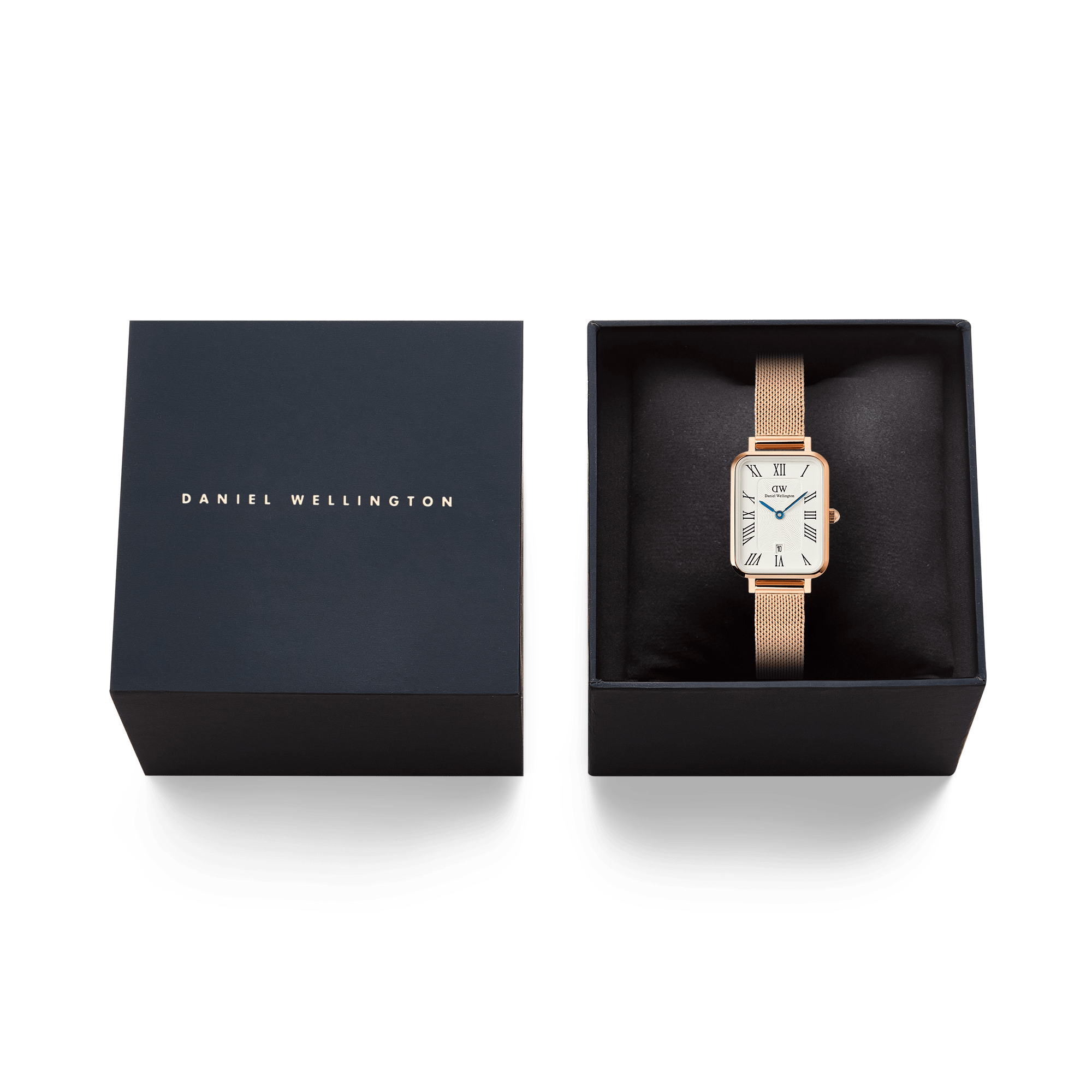 Daniel Wellington Quadro Melrose Roman Numerals Date