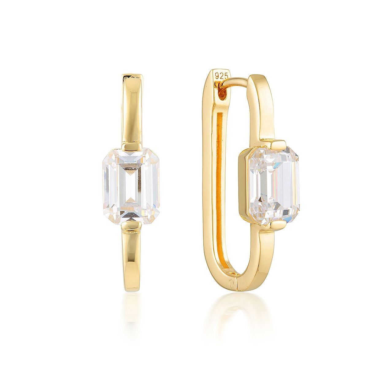 Emilio Gold Hoop Earrings