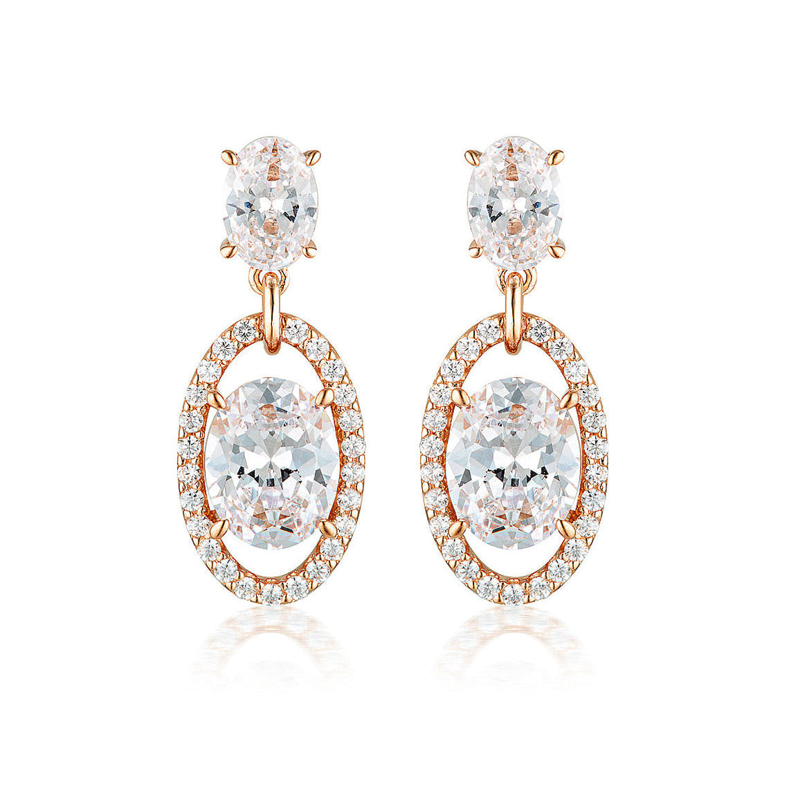 Aurora Heaven Earrings Rose Gold