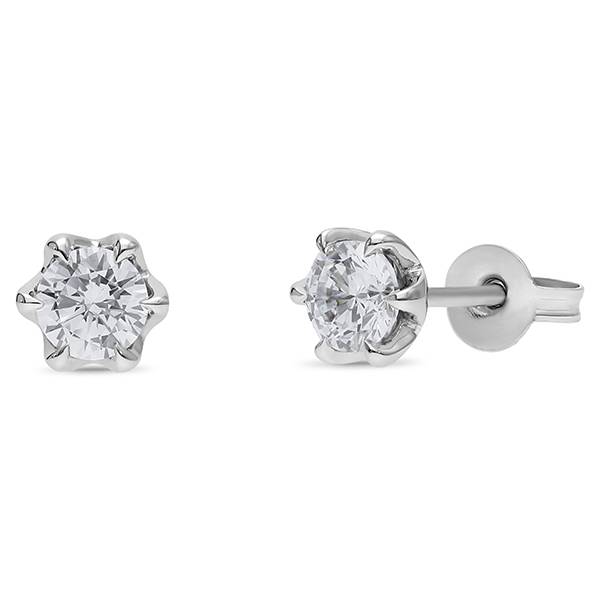 Diamond Lab-Grown Stud Earrings