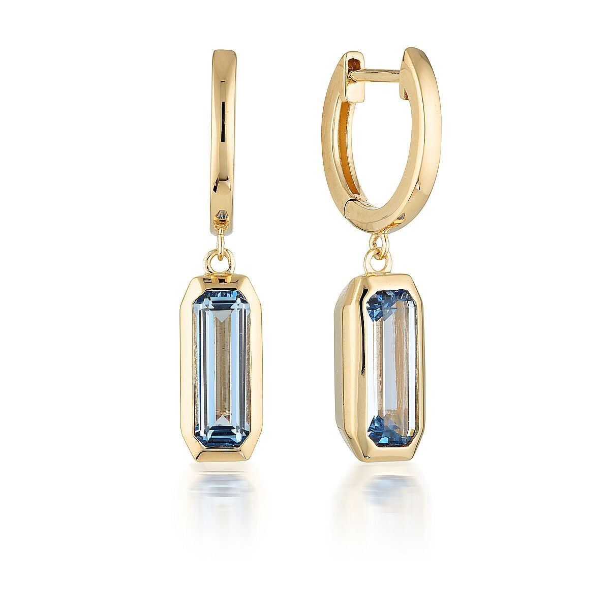 Emilio Blue Topaz Drop Earrings