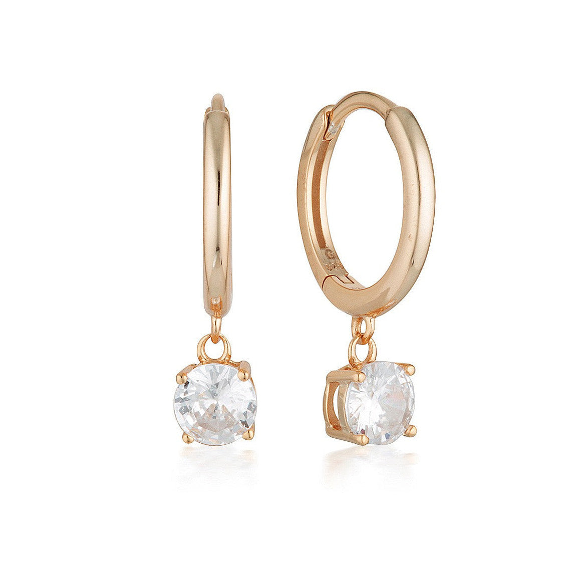 Bria Hoop Earring Rose Gold