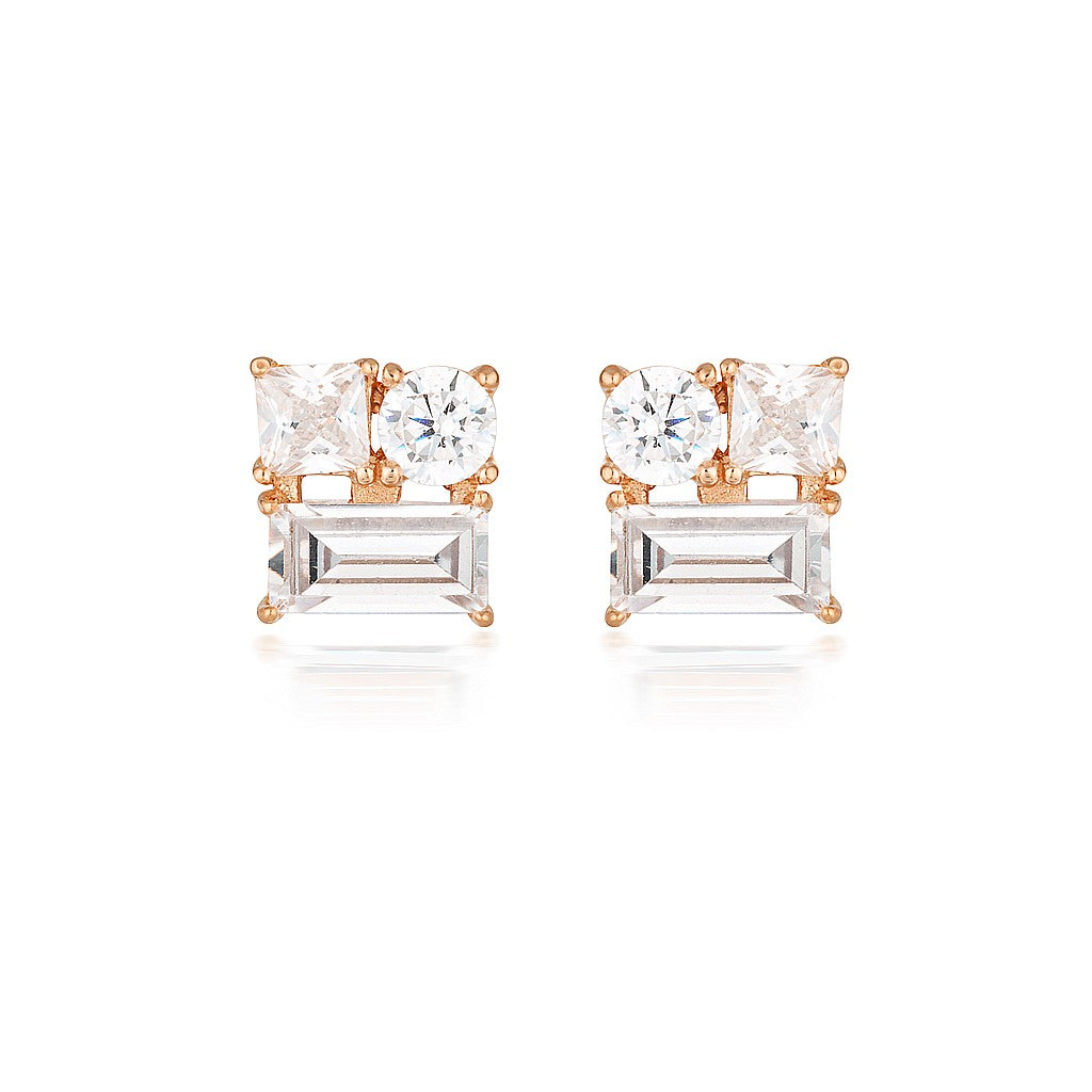 Georgini Thea Rose Gold Stud Earring