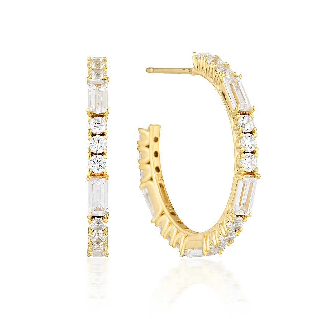 Irina Medium Gold Hoop