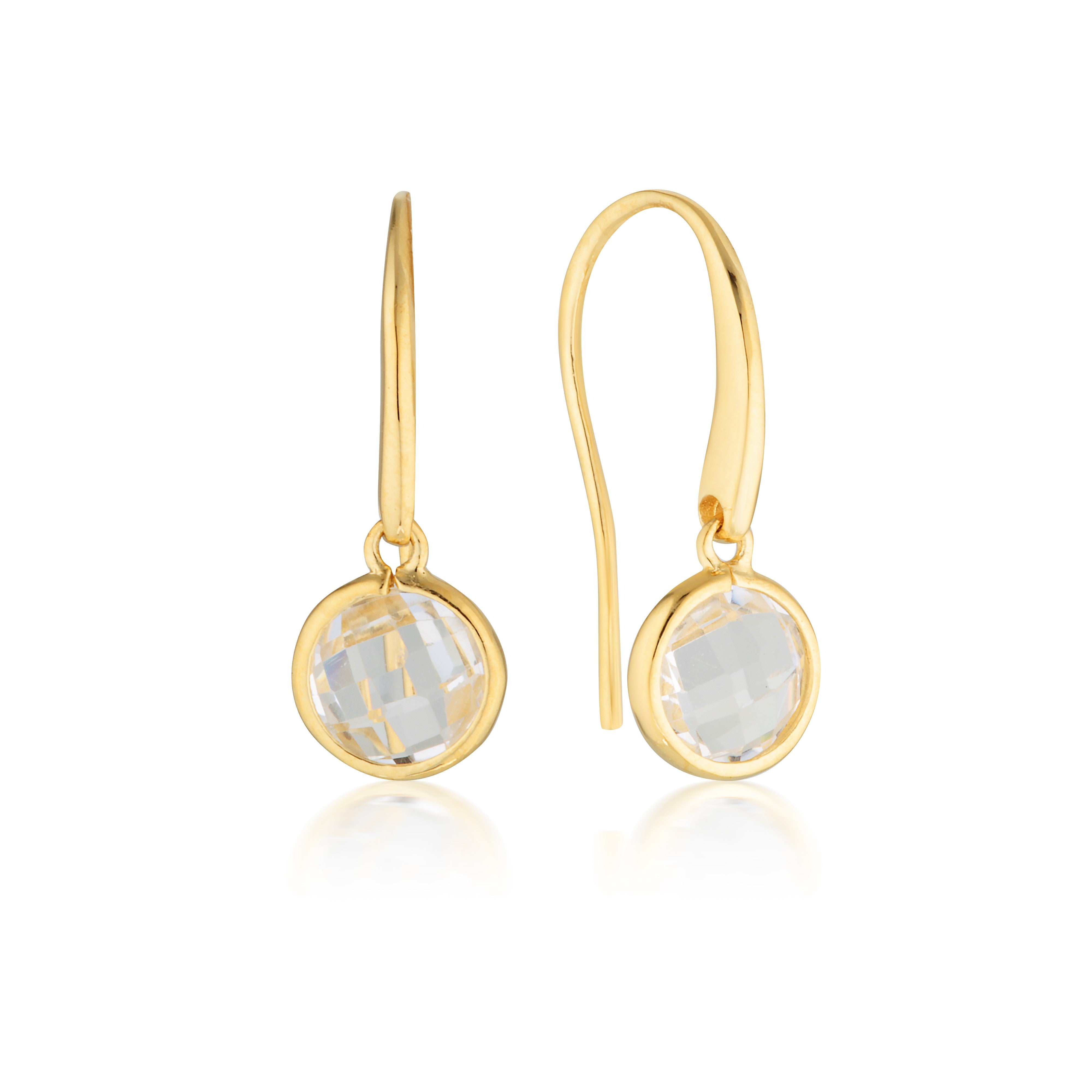Lucent Hook Earring Small Gold