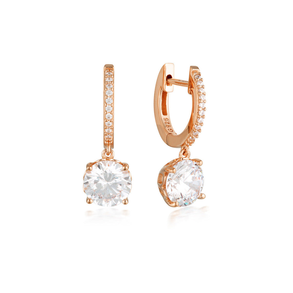 Luxe Regale Earrings Rose Gold