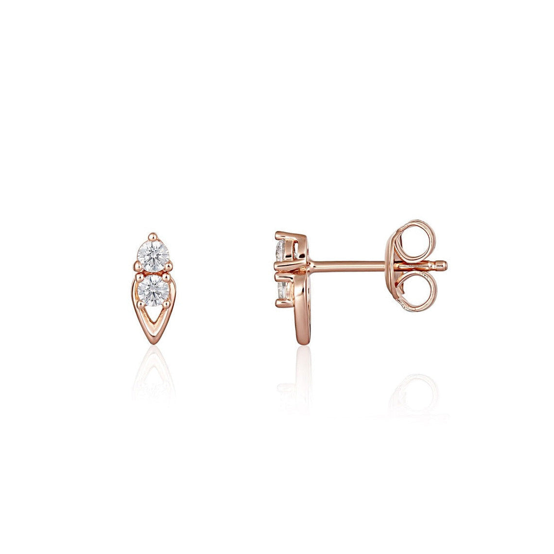 Heirloom Keepsake Earrings Rose Gold