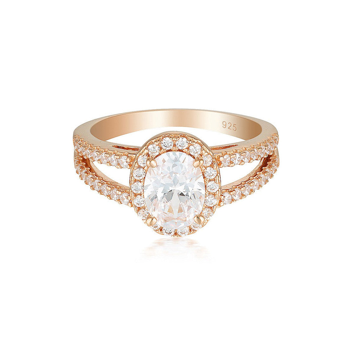 Aurora Glory Ring Rose Gold