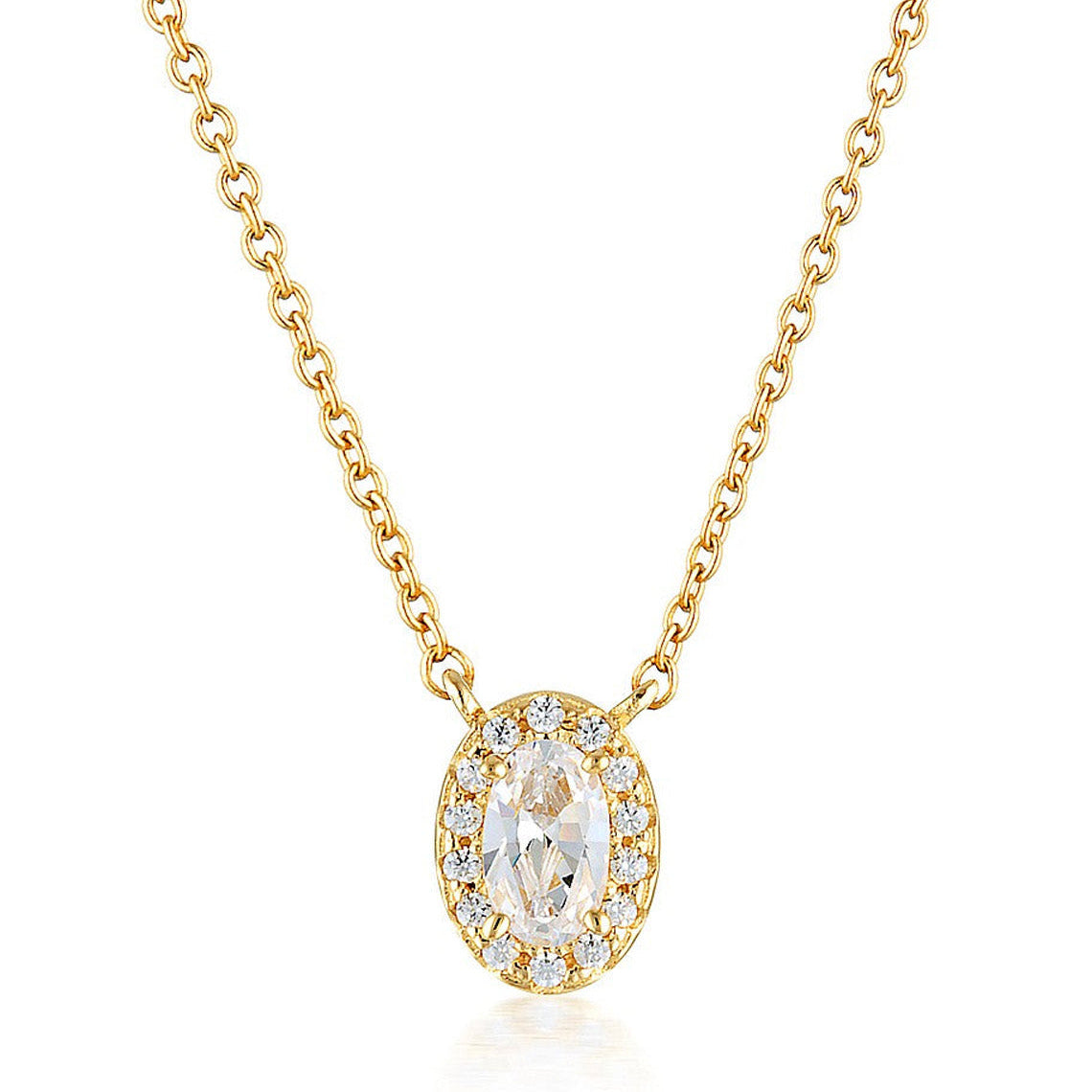 Aurora Glow Pendant Gold