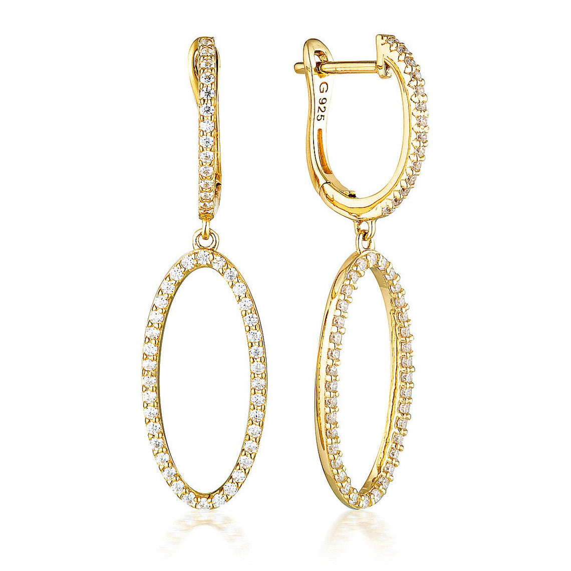 Aurora Celestial Earrings Gold