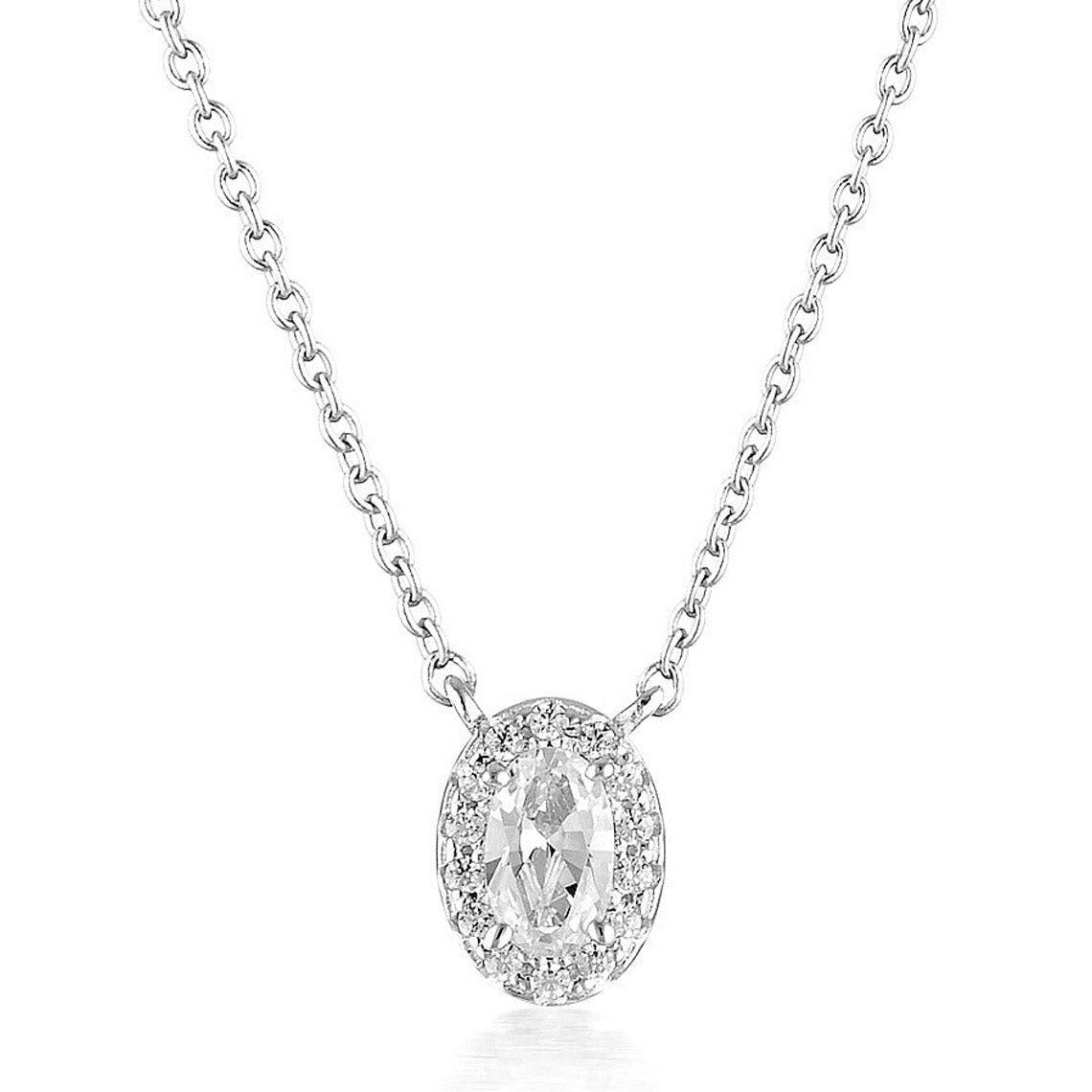 Aurora Glow Pendant Silver
