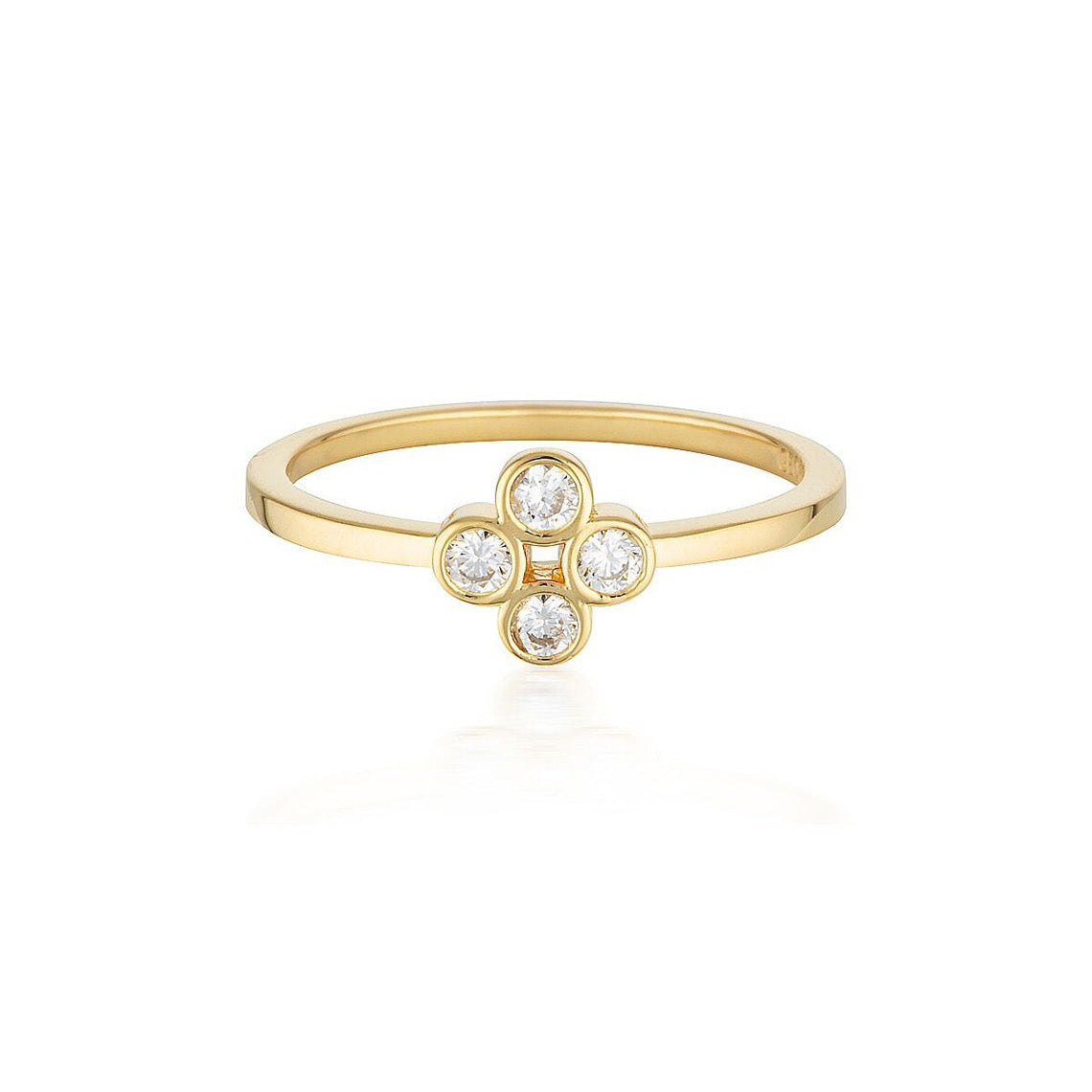 Stellar Lights Gold Twinkle Ring