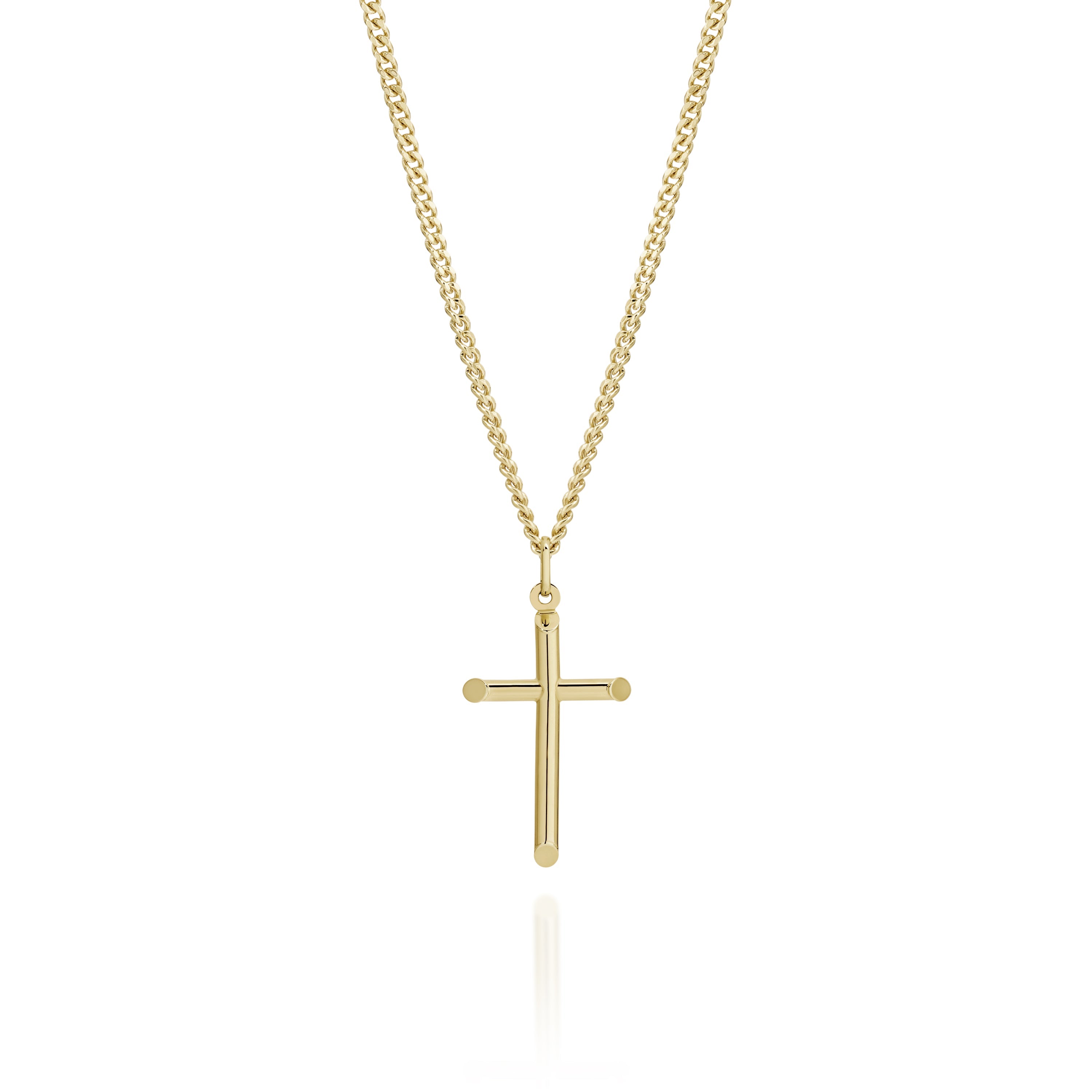 9ct gold cross pendant