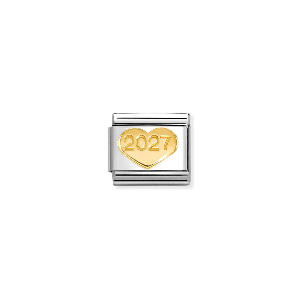 NOMINATION Composable Classic Link 030149/70 2027 Heart in 18ct Gold