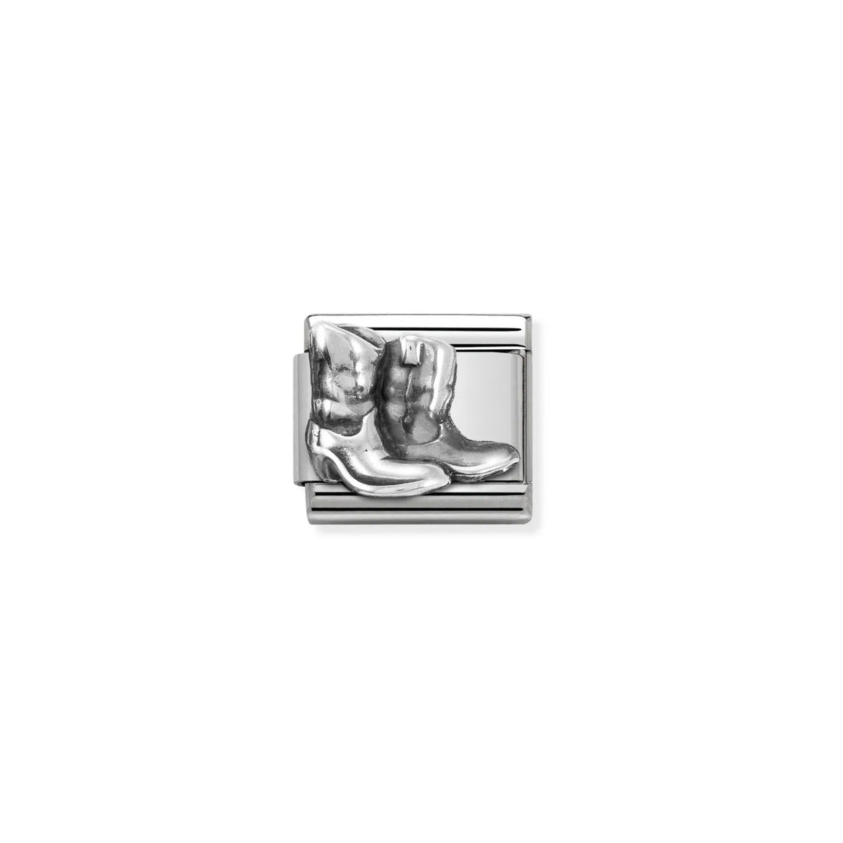 NOMINATION Composable Classic Link 330110/24 Cowboy Boots in Silver