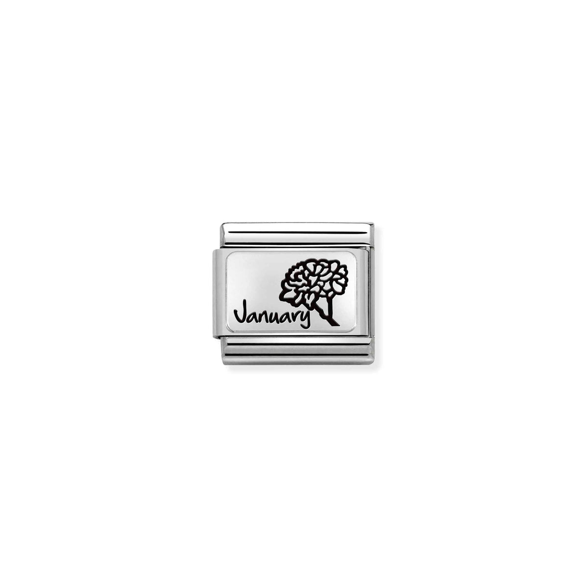 NOMINATION Composable Classic Link 330112/13 January Flower in 925 Silver