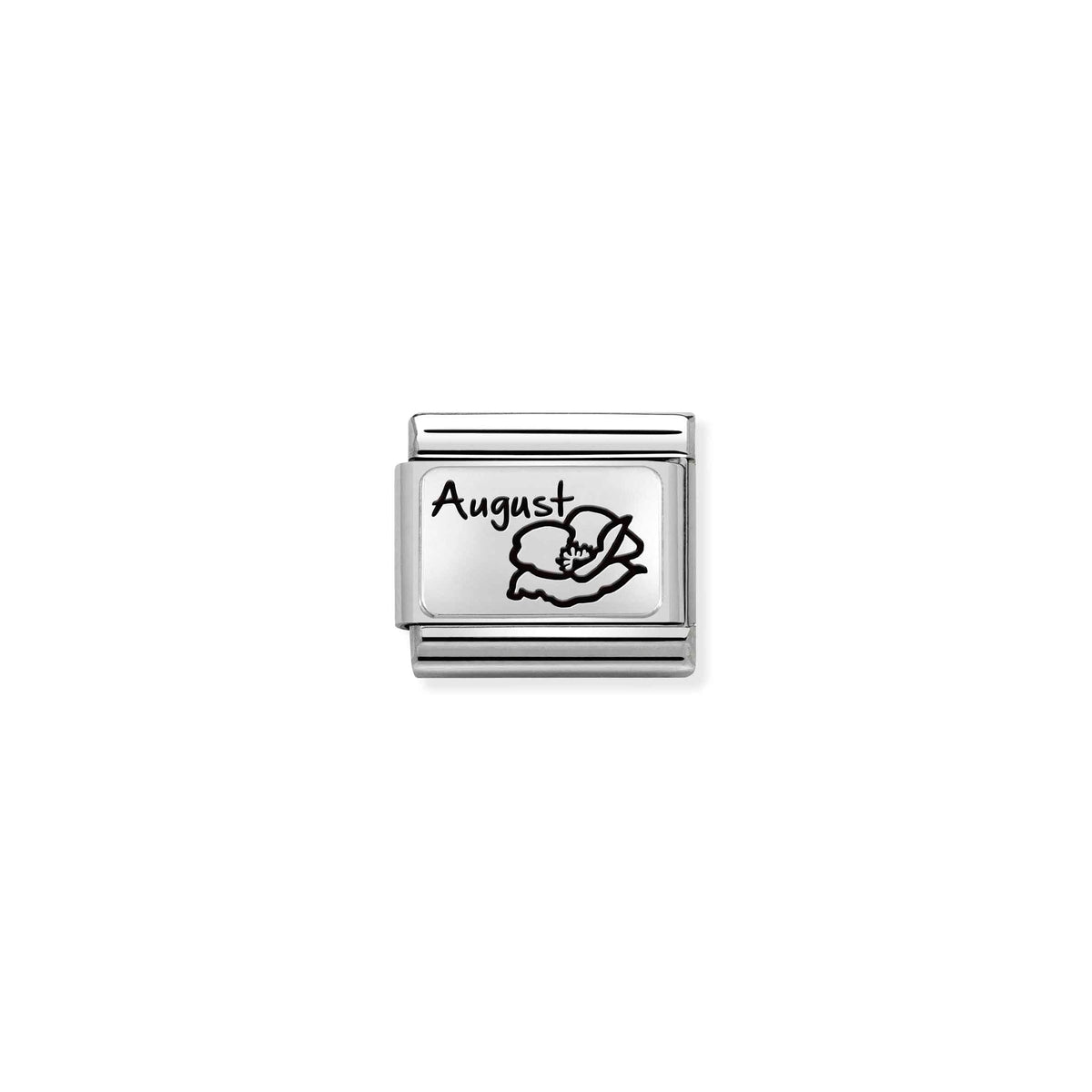 NOMINATION Composable Classic Link 330112/20 August Flower in 925 Silver