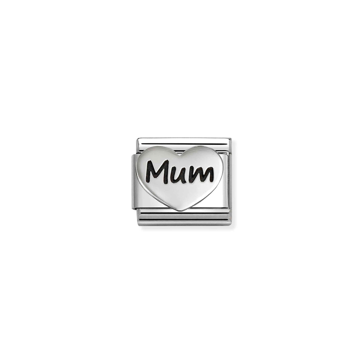 NOMINATION Composable Classic Link 330114/22 Mum Heart in Silver