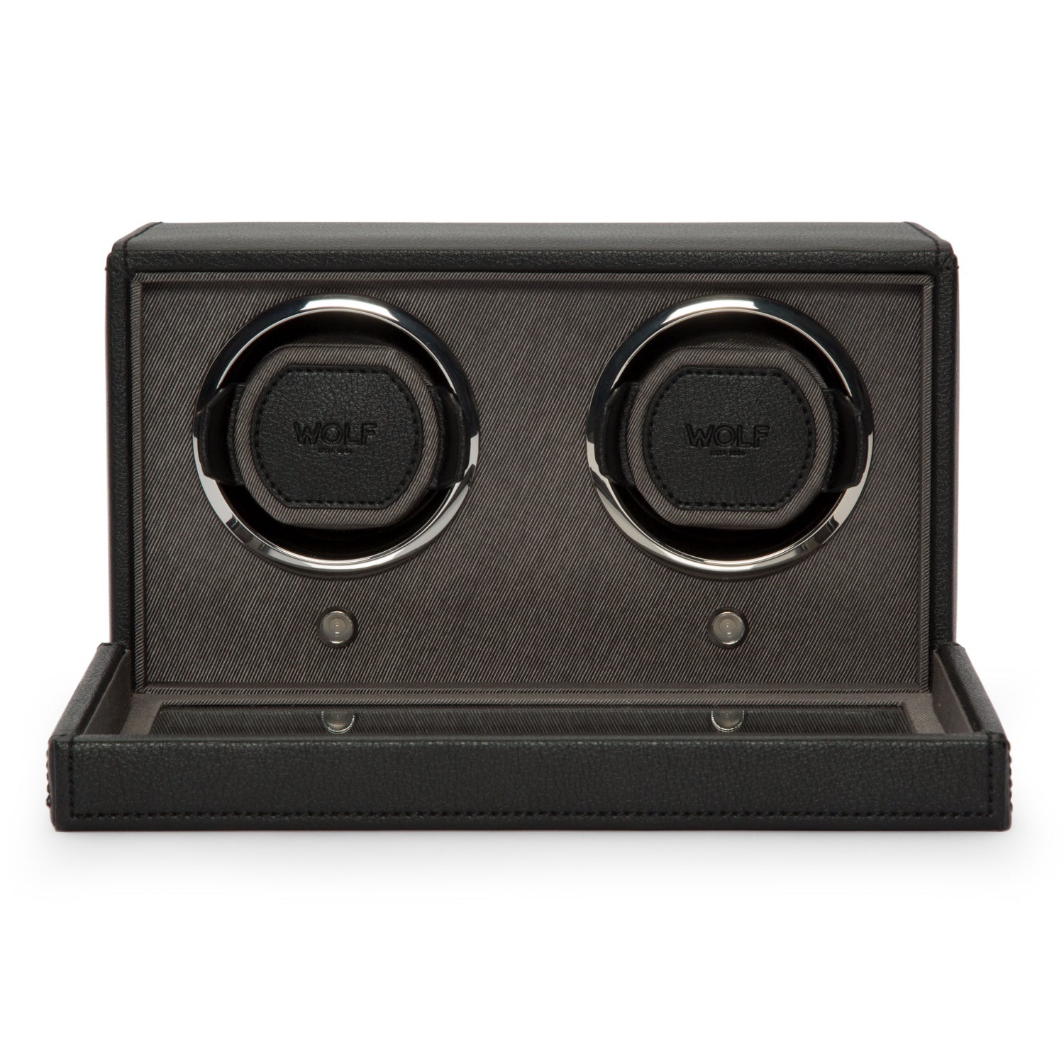 Wolf Double Cub Winder with Cover Black