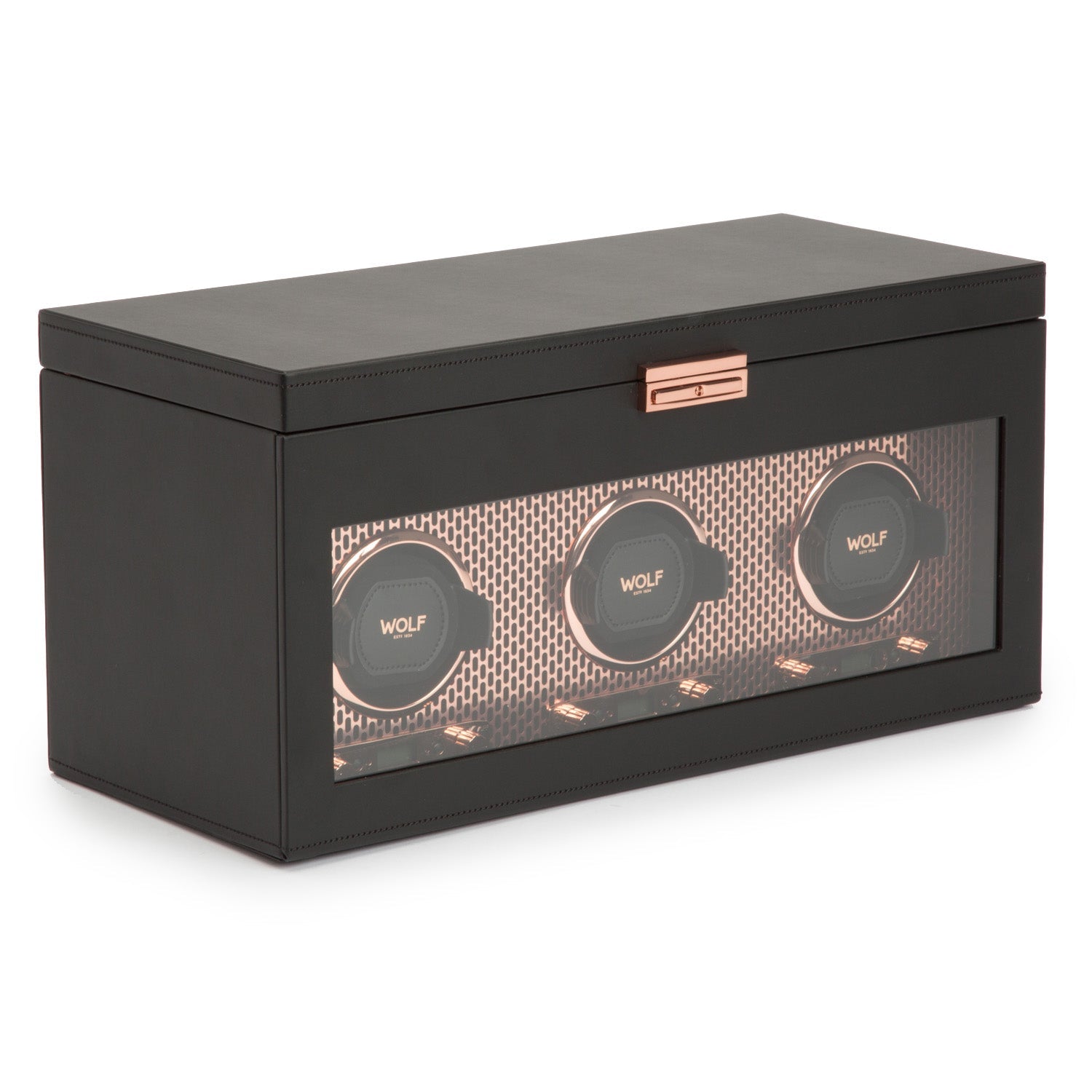 Wolf Axis Triple Winder with Storage Copper Plated