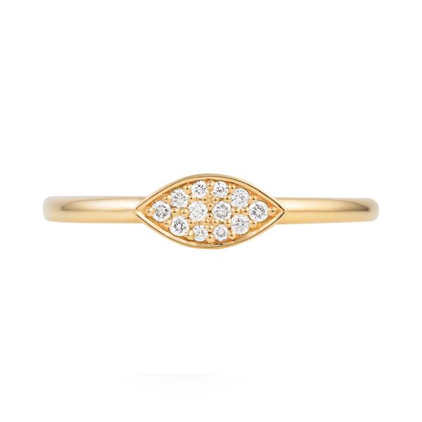Marquise brilliant cut diamond proposal ring