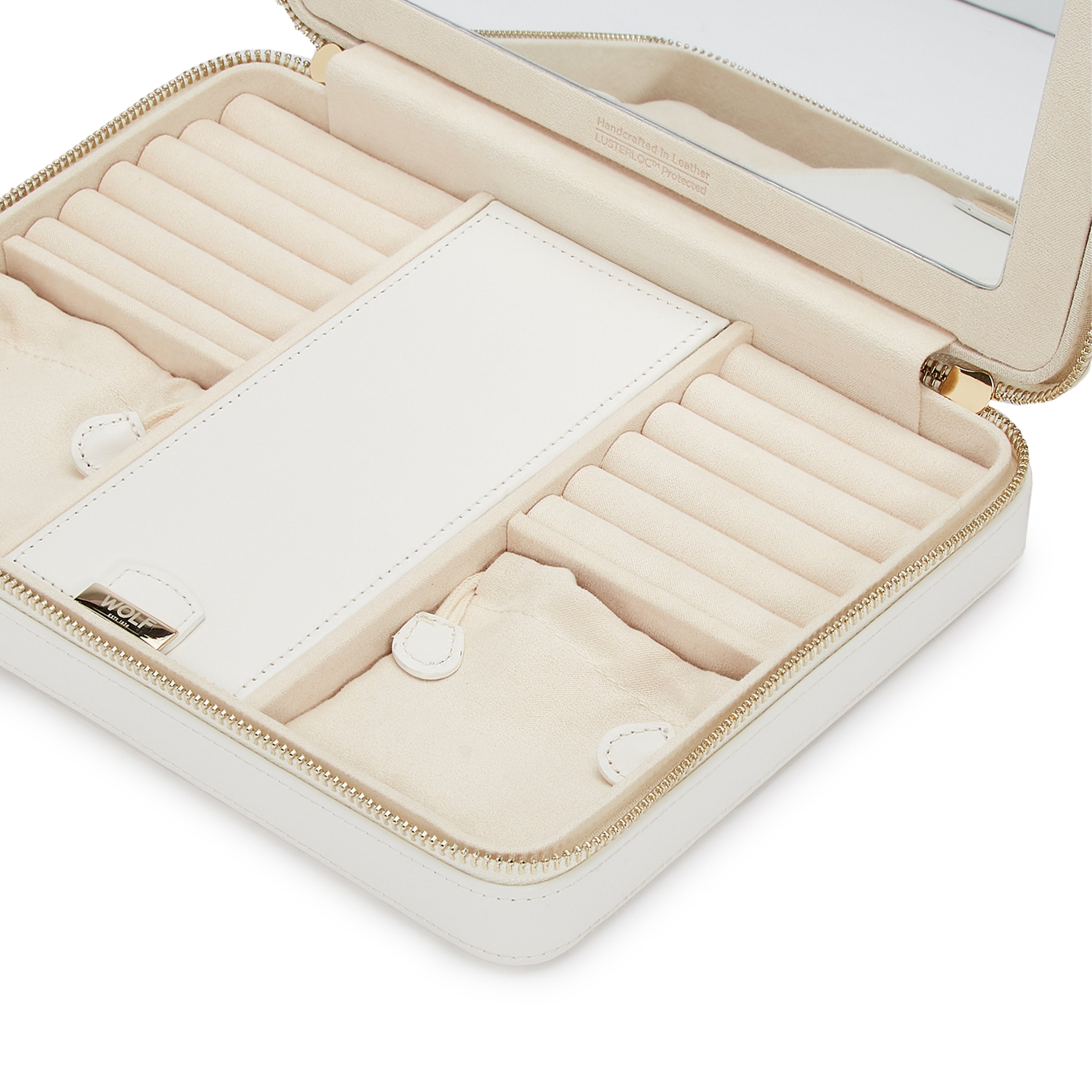 Wolf Maria Large Zip Case White
