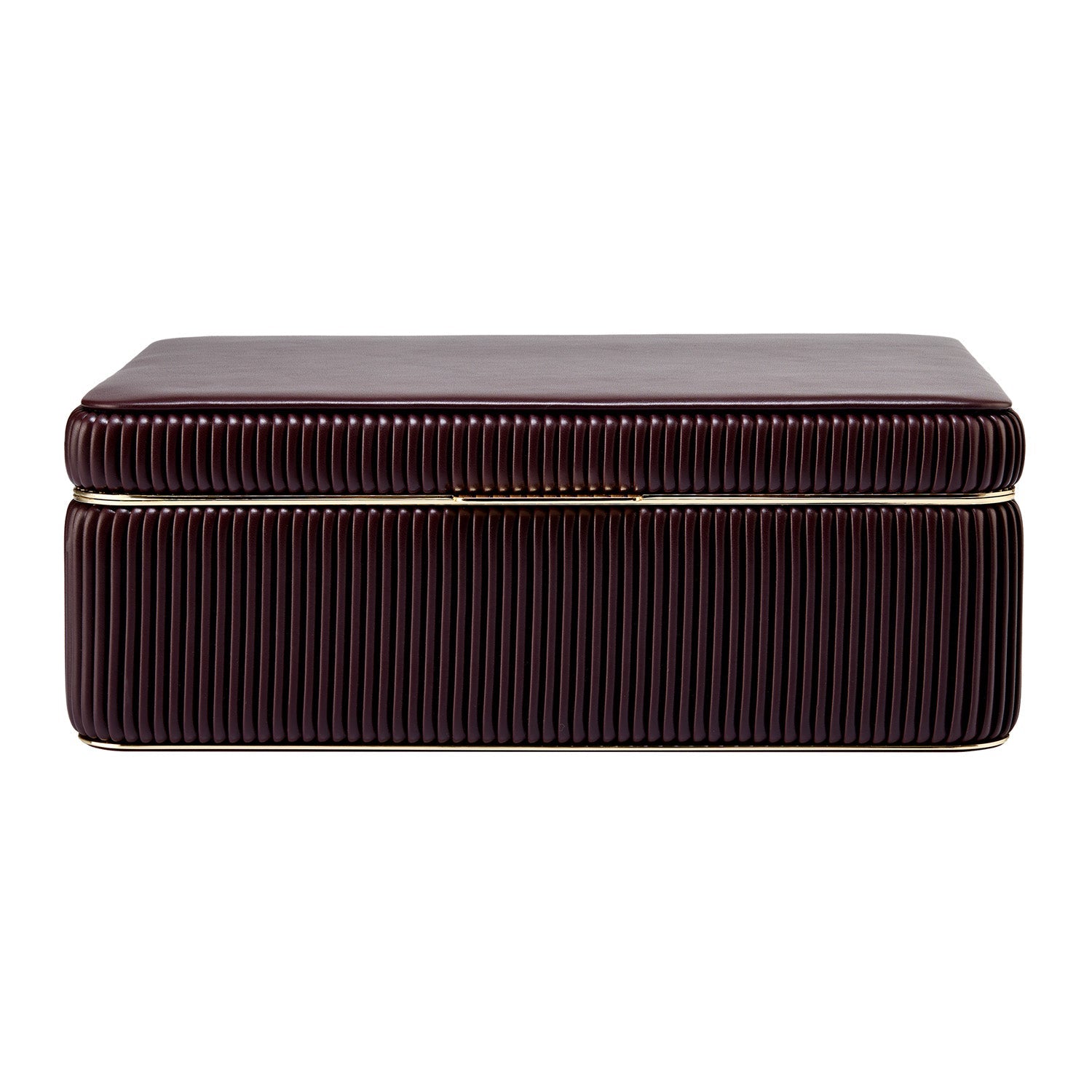 Wolf Bella Large Jewellery Box Bordeaux