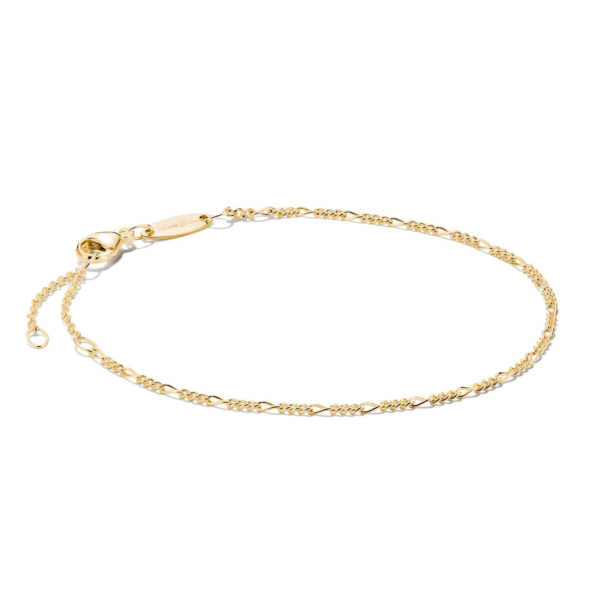 THOMAS SABO Charm bracelet Figaro design Gold