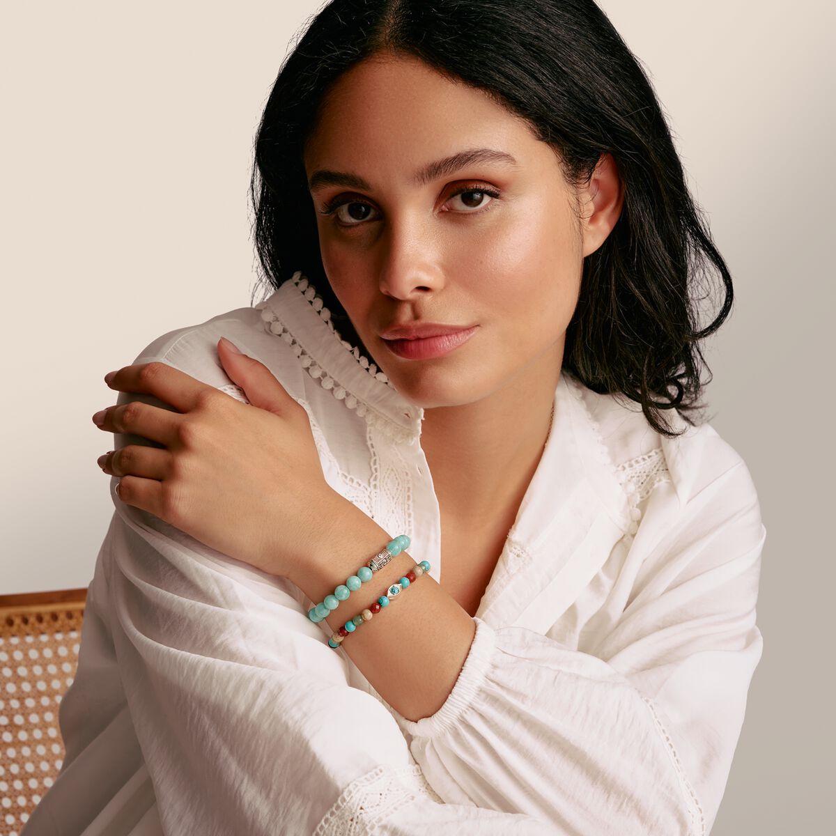 THOMAS SABO Blue Talisman Bead Bracelet