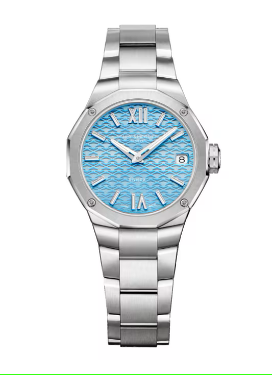 Baume & Mercier Riviera 10811 Quartz, Date Display Women's Watch 33mm