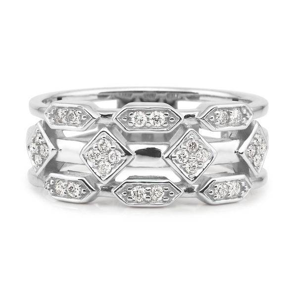 Diamond dress ring