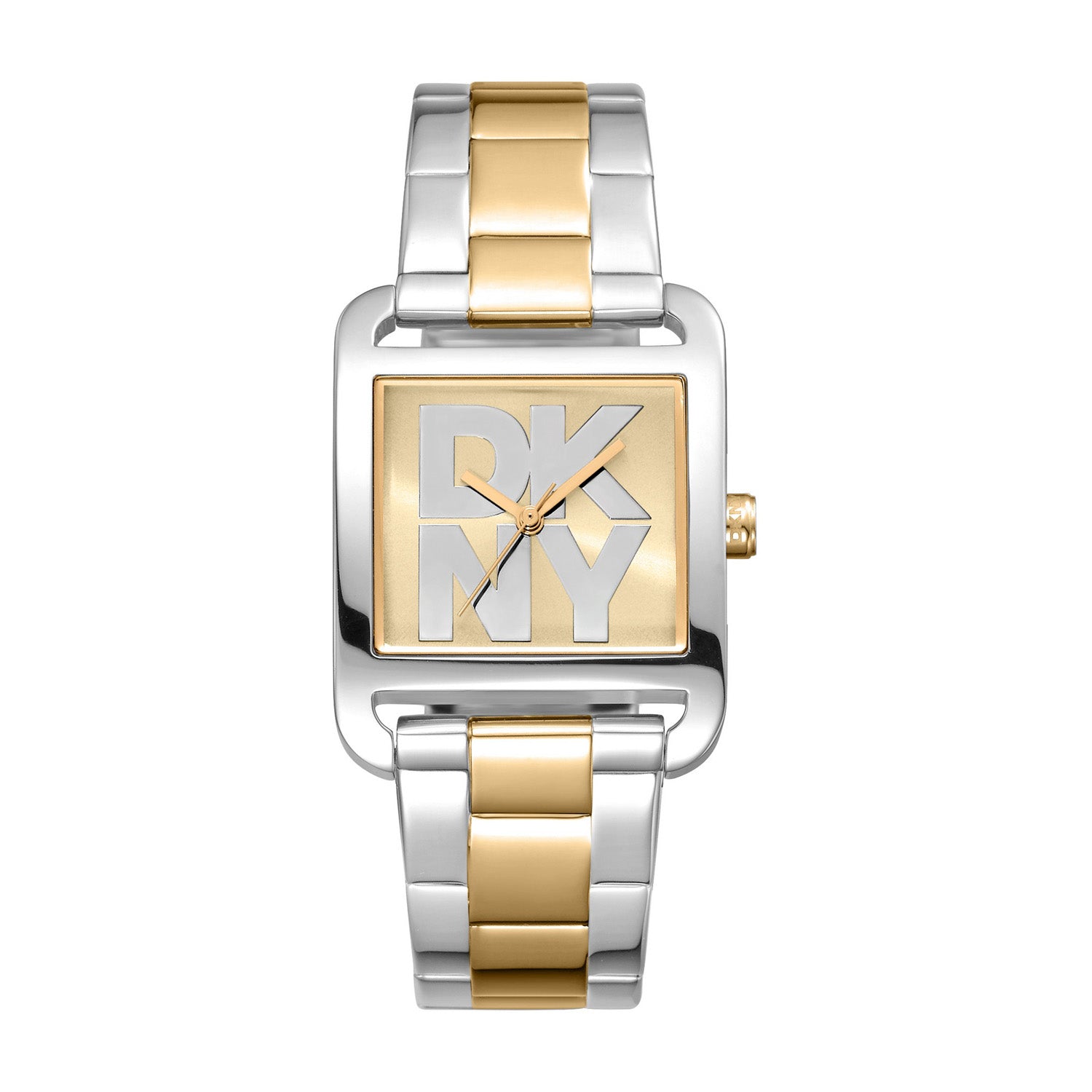 DKNY Iconic - City Maxi Two-Tone Stainless Steel 29x37mm Watch