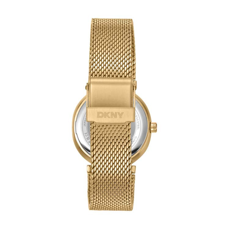 DKNY Evening Gold Stainless Steel 30mm Watch