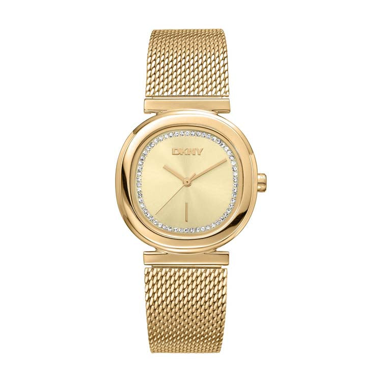 DKNY Evening Gold Stainless Steel 30mm Watch