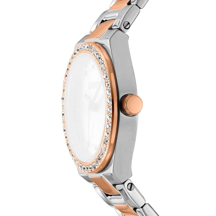 DKNY Evening Two-Tone Stainless Steel 30mm Watch