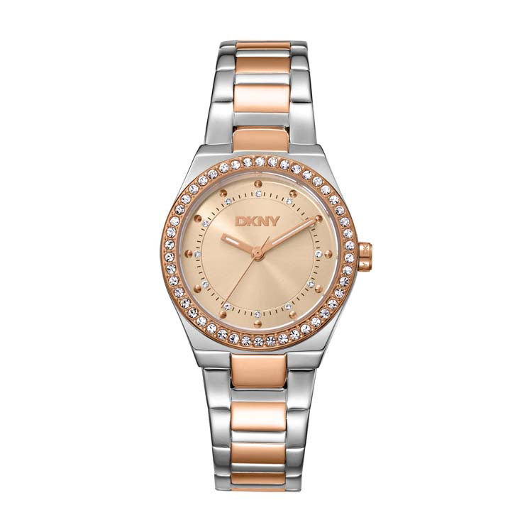 DKNY Evening Two-Tone Stainless Steel 30mm Watch