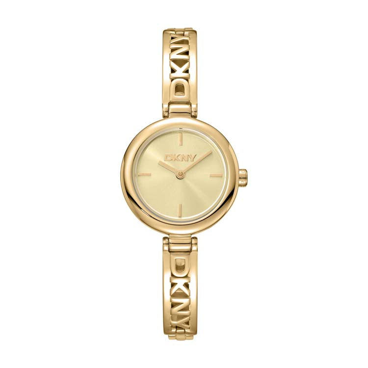 DKNY Logo Gold Stainless Steel 26mm Watch