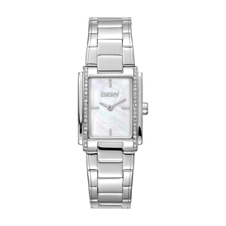 DKNY Evening Silver Stainless Steel 23x30mm Watch