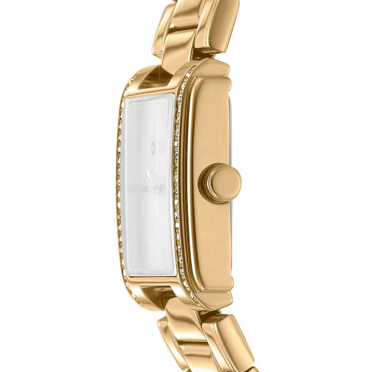 DKNY Evening Gold Stainless Steel 23x30mm Watch