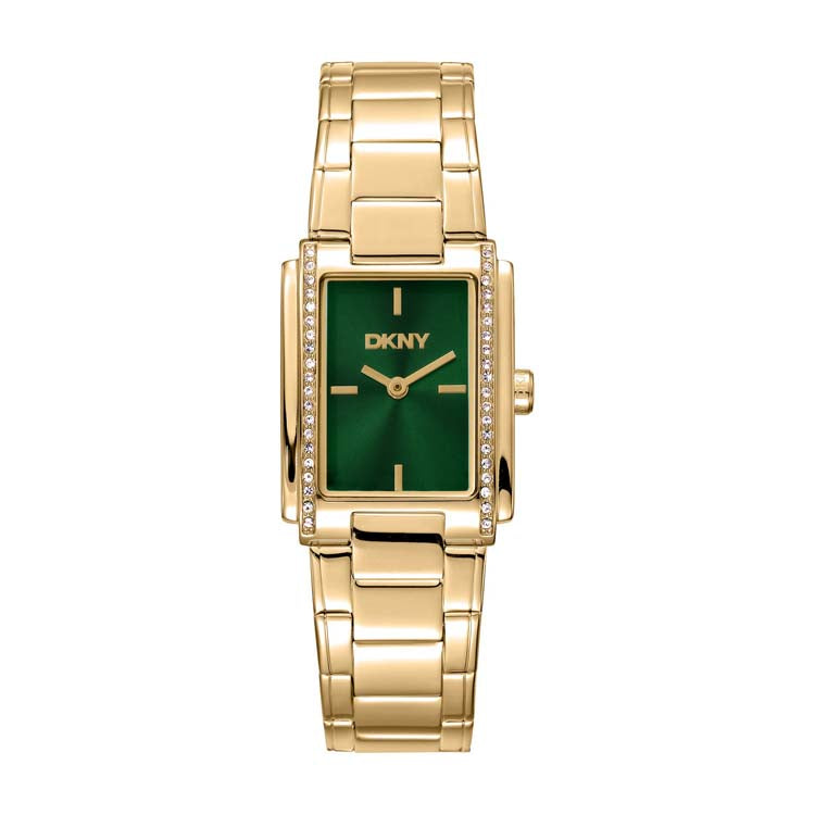 DKNY Evening Gold Stainless Steel 23x30mm Watch