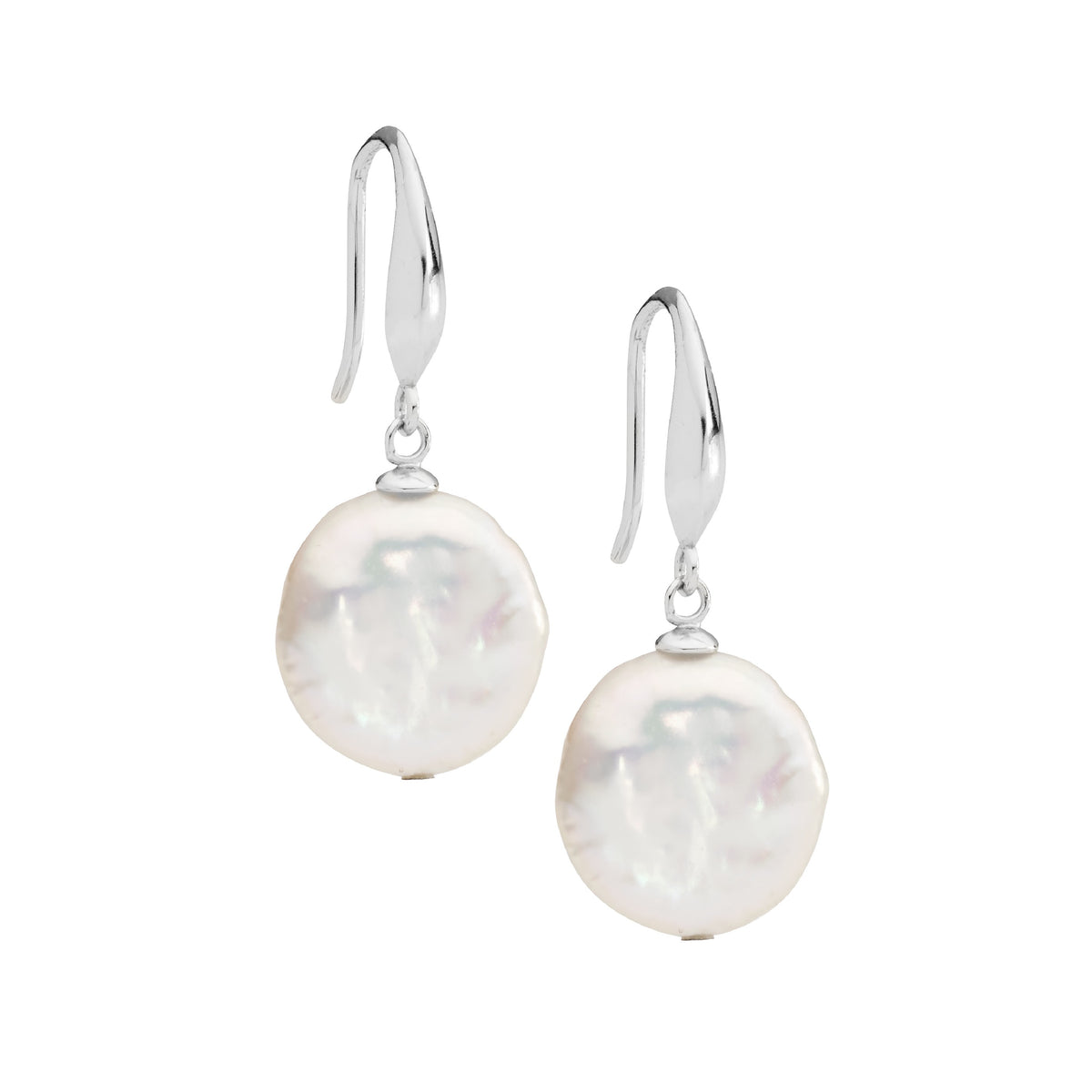 Sterling Silver Pearl Drop Earrings