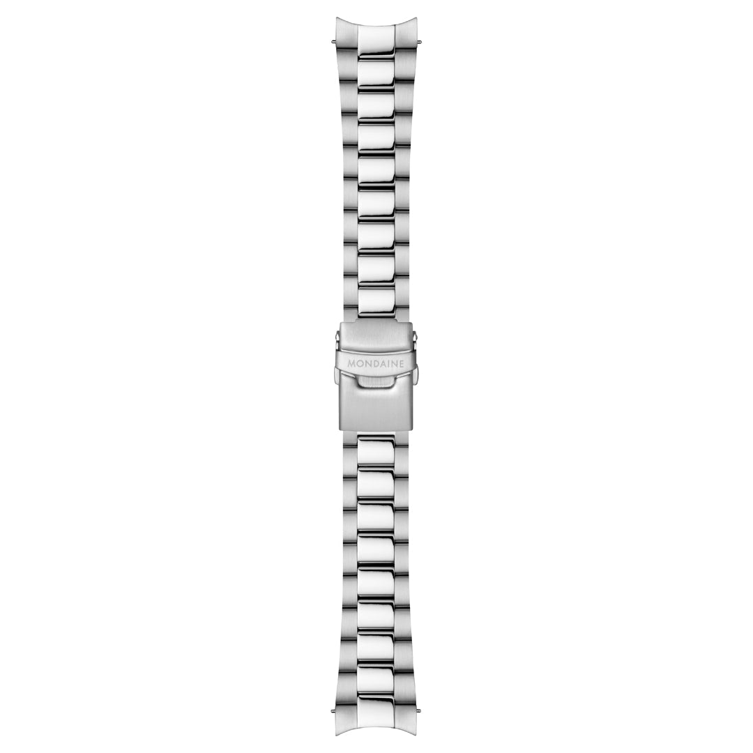 Mondaine Numeri Stainless Steel 42mm Watch - MSN.4211B.SK