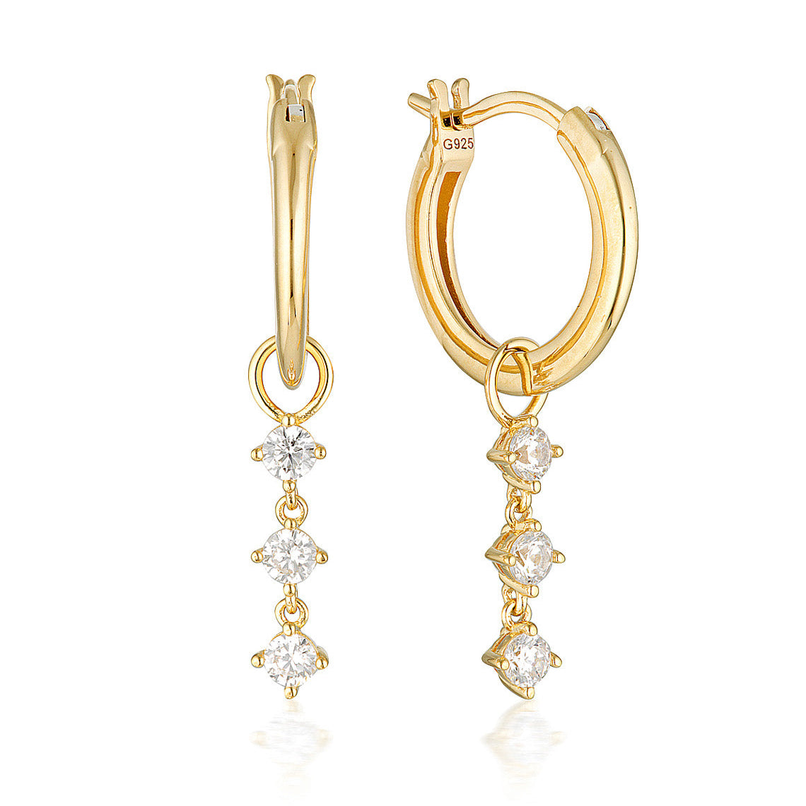 Summer Sorbet Matcha Magic Earrings Gold