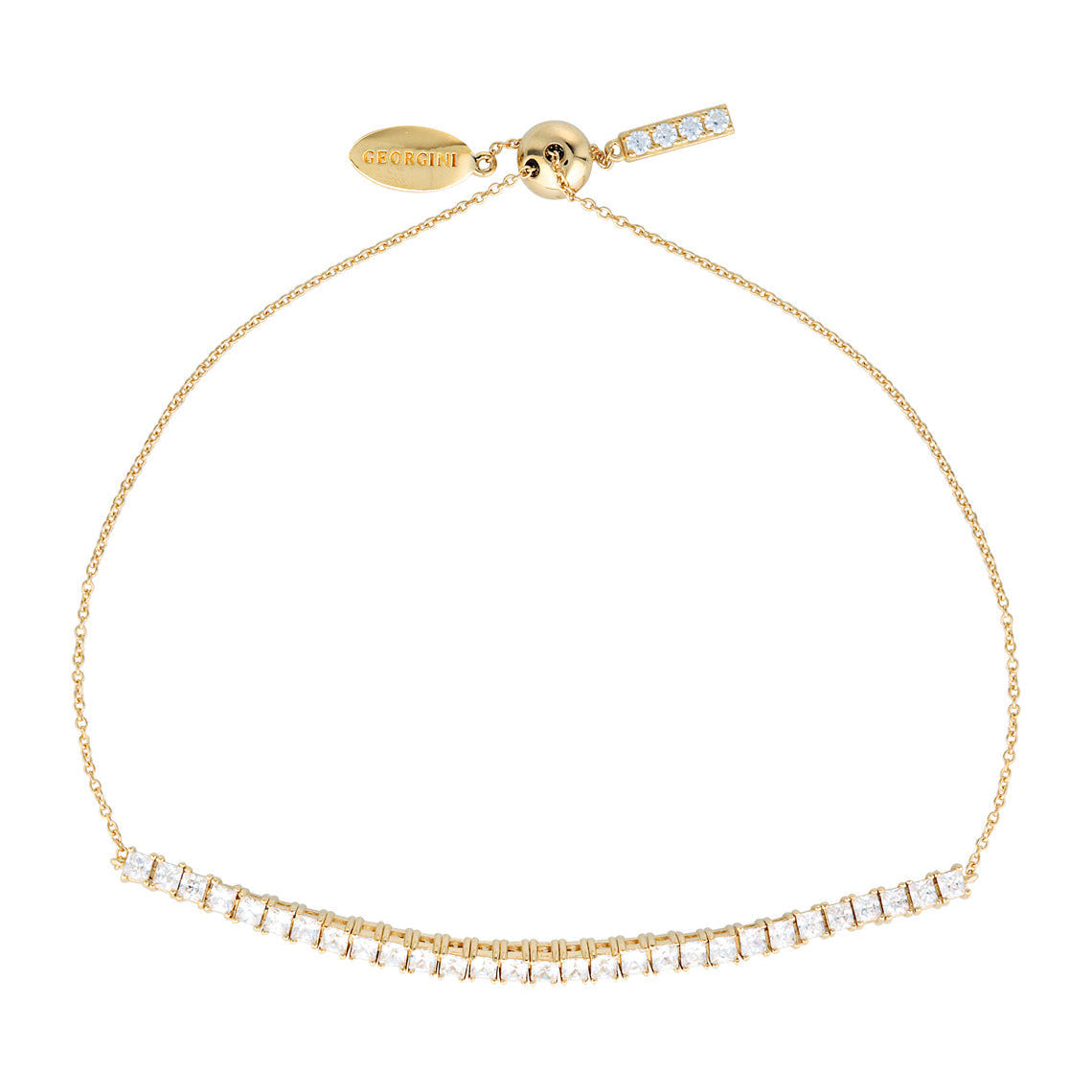 Iconic Bridal Vera 2mm Bracelet Gold Adjustable